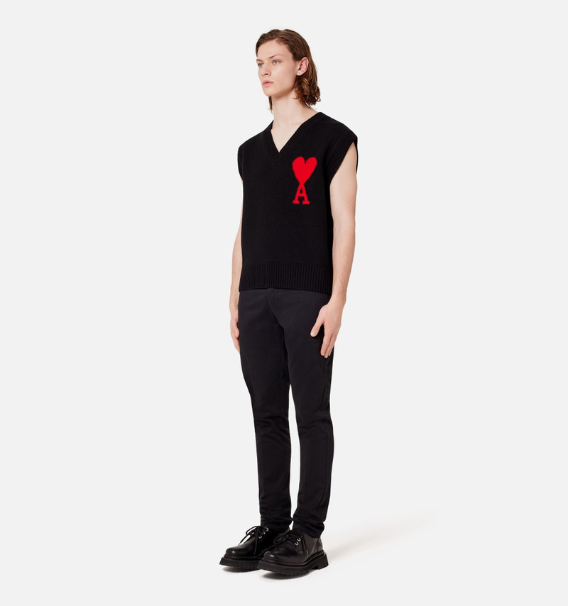 AMI Paris Ami De Coeur Sleeveless Sweater outlook