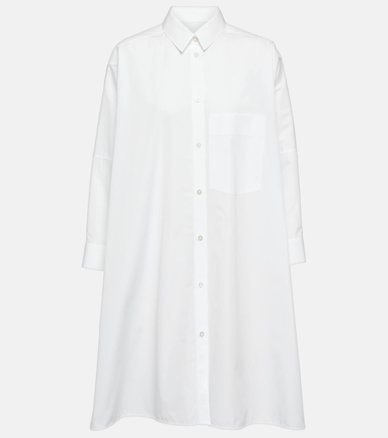 Cotton poplin shirt - 1