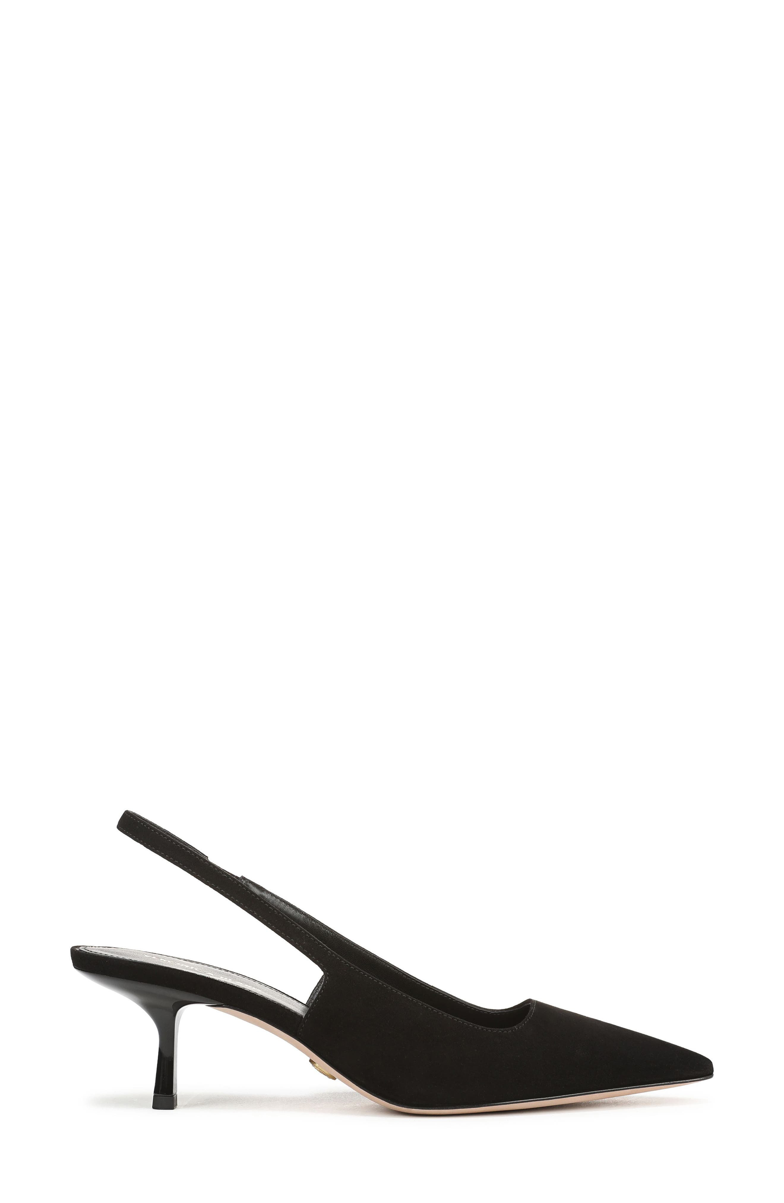 Veronica Beard Cashel Slingback Pointed Toe Pump in Black Suede at Nordstrom - 3
