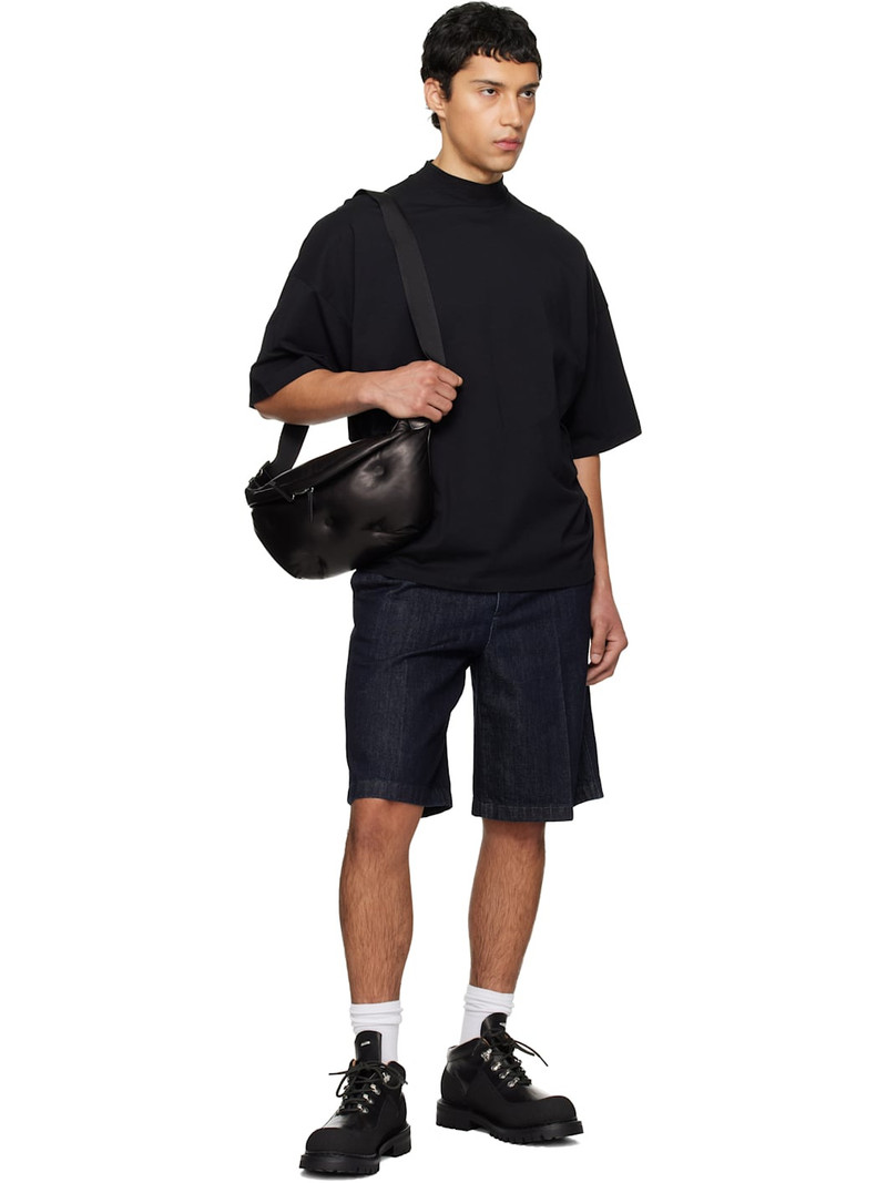 Jil Sander Navy Lightweight Denim Shorts outlook