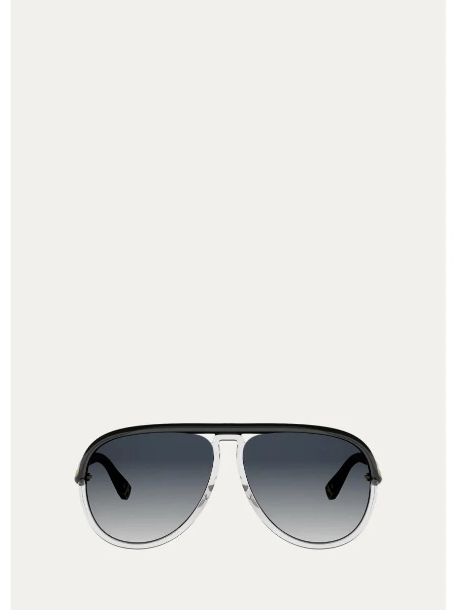 Twincolors 61MM Aviator Sunglasses - 1