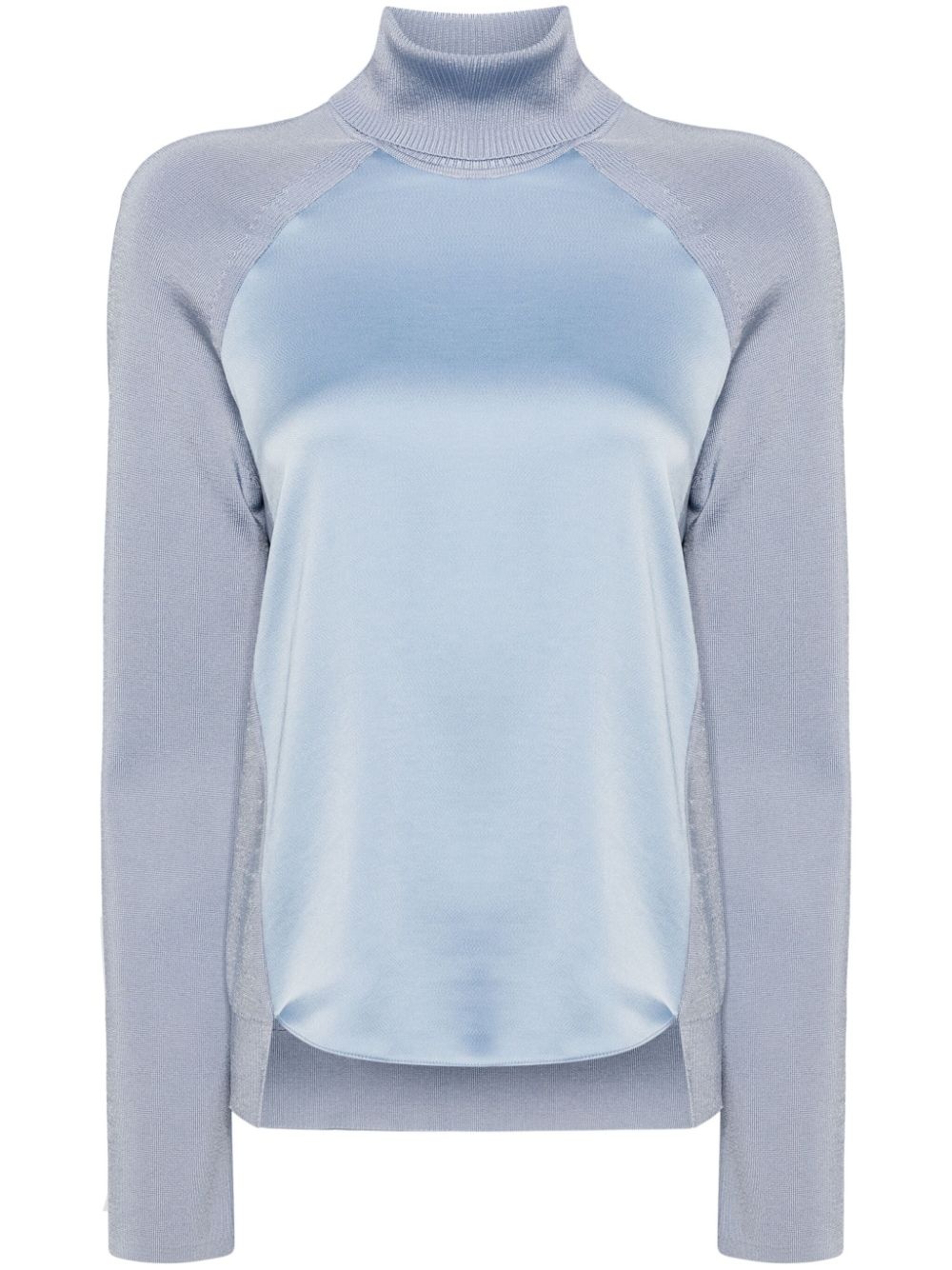 Mateo panelled turtleneck top - 1