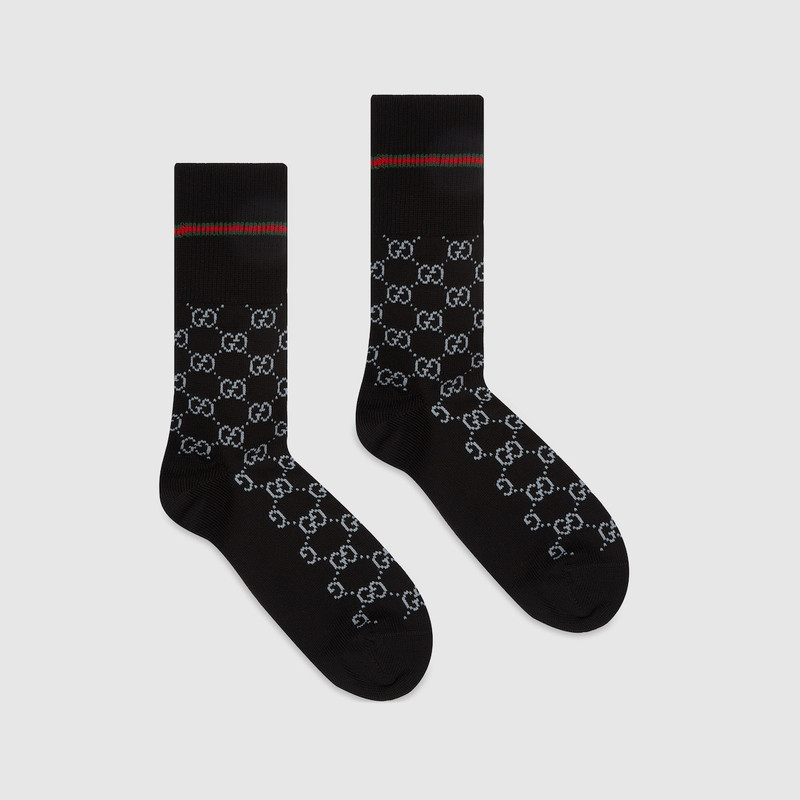 GUCCI GG cotton blend socks outlook