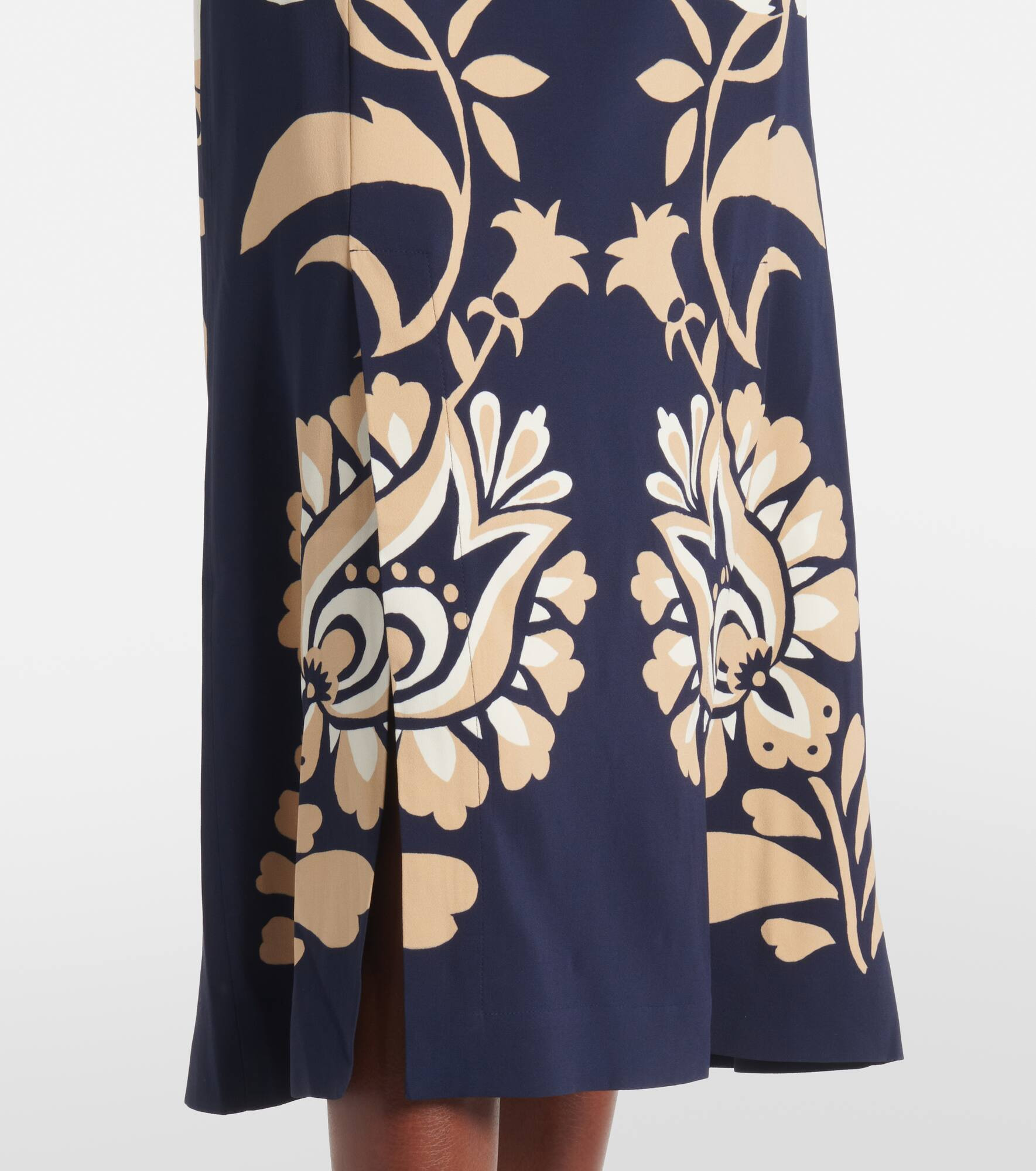 Buy Me A Martini floral satin midi dress - 5