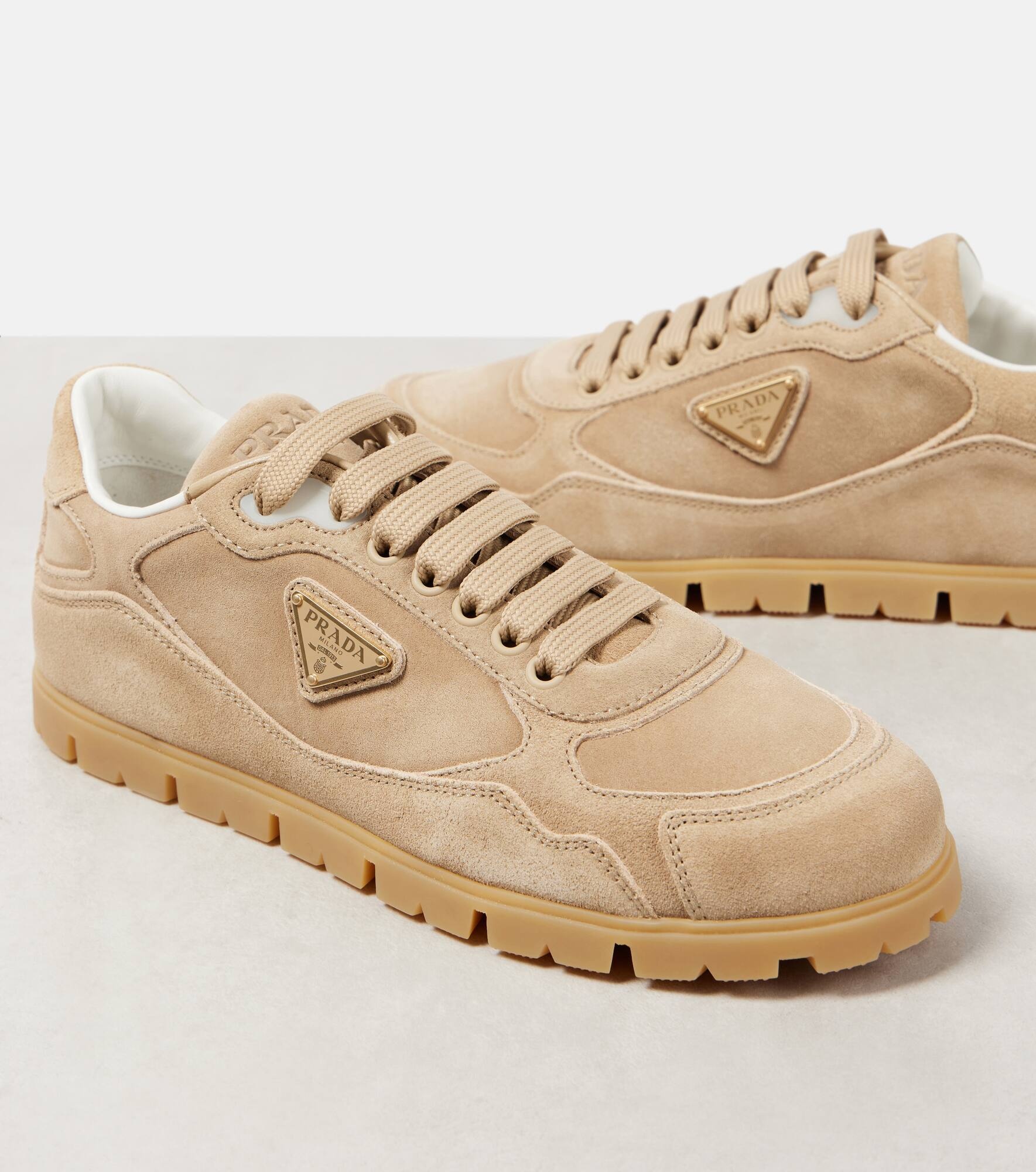 Trail suede sneakers - 5