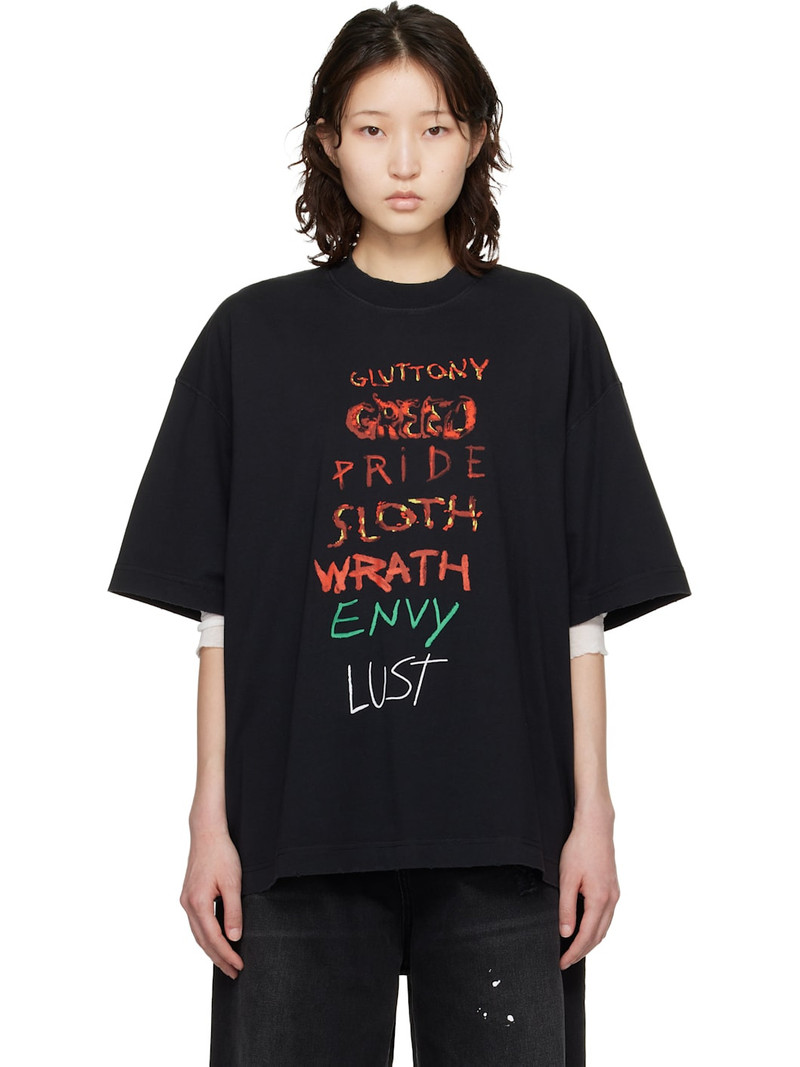 Black 7 Sins T-shirt 1