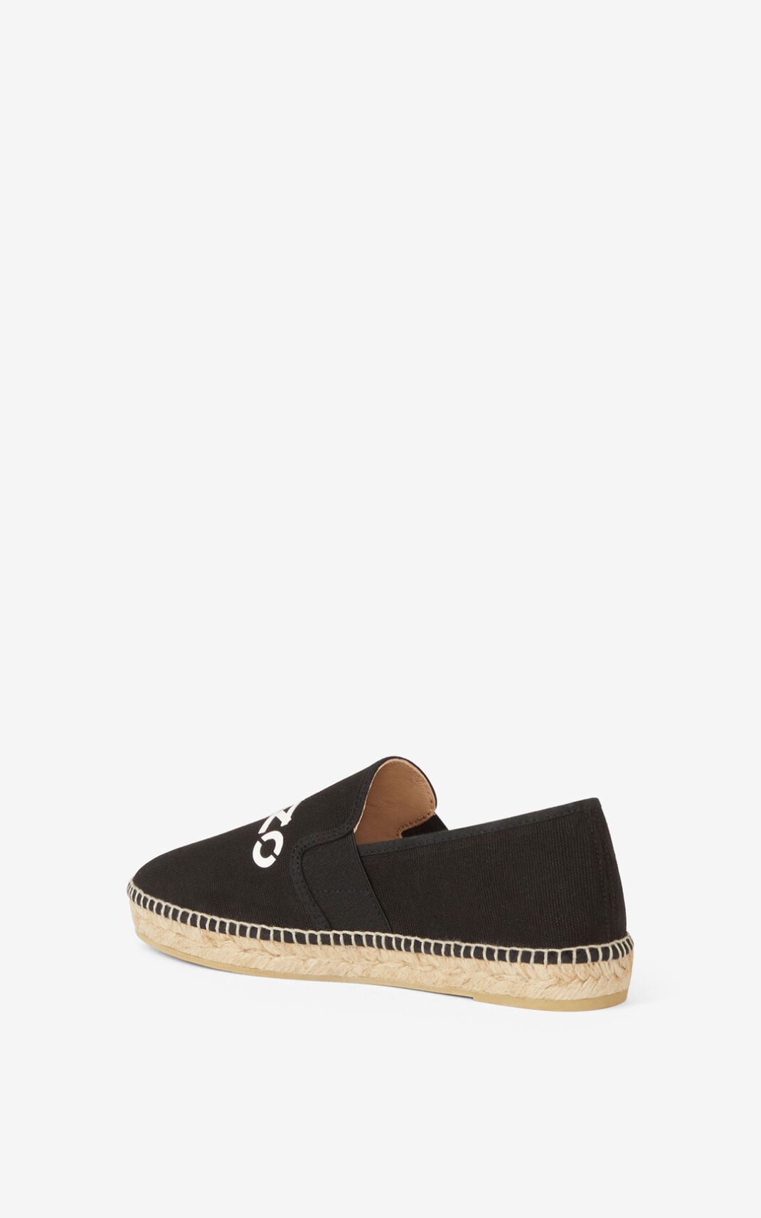 KENZO Logo elasticated canvas espadrilles - 4