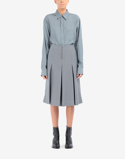 Maison Margiela Gabardine box-pleat culottes outlook