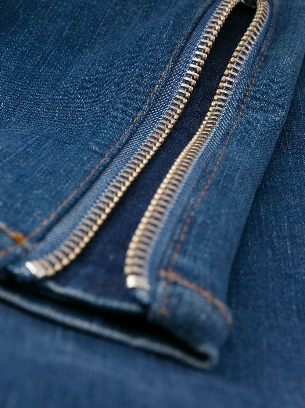 high-rise zipped jeans - 7