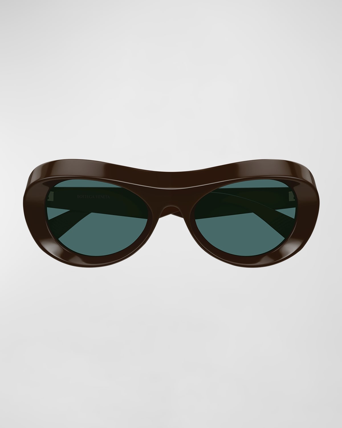 Beveled Acetate Oval Sunglasses - 3
