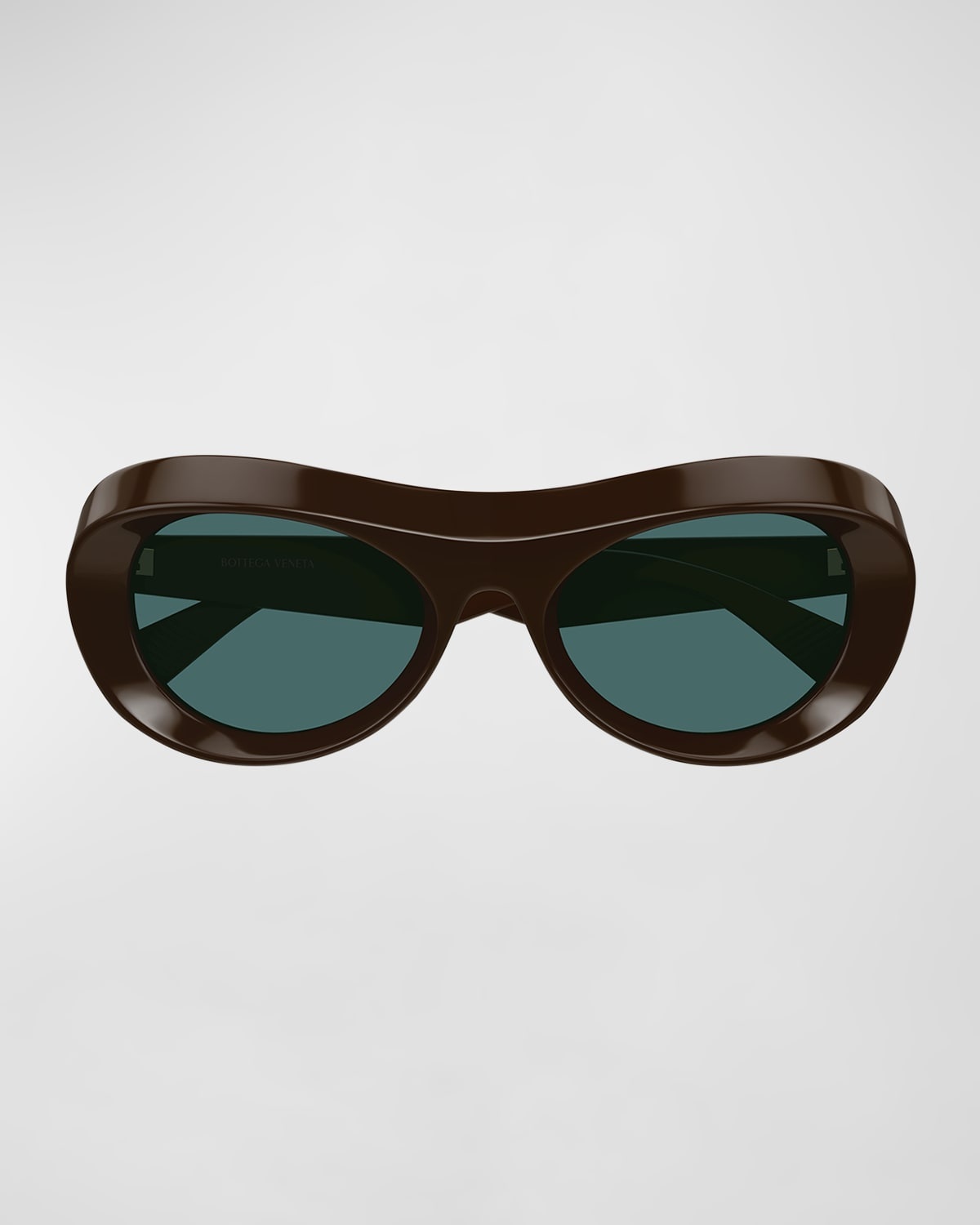 Beveled Acetate Oval Sunglasses - 1