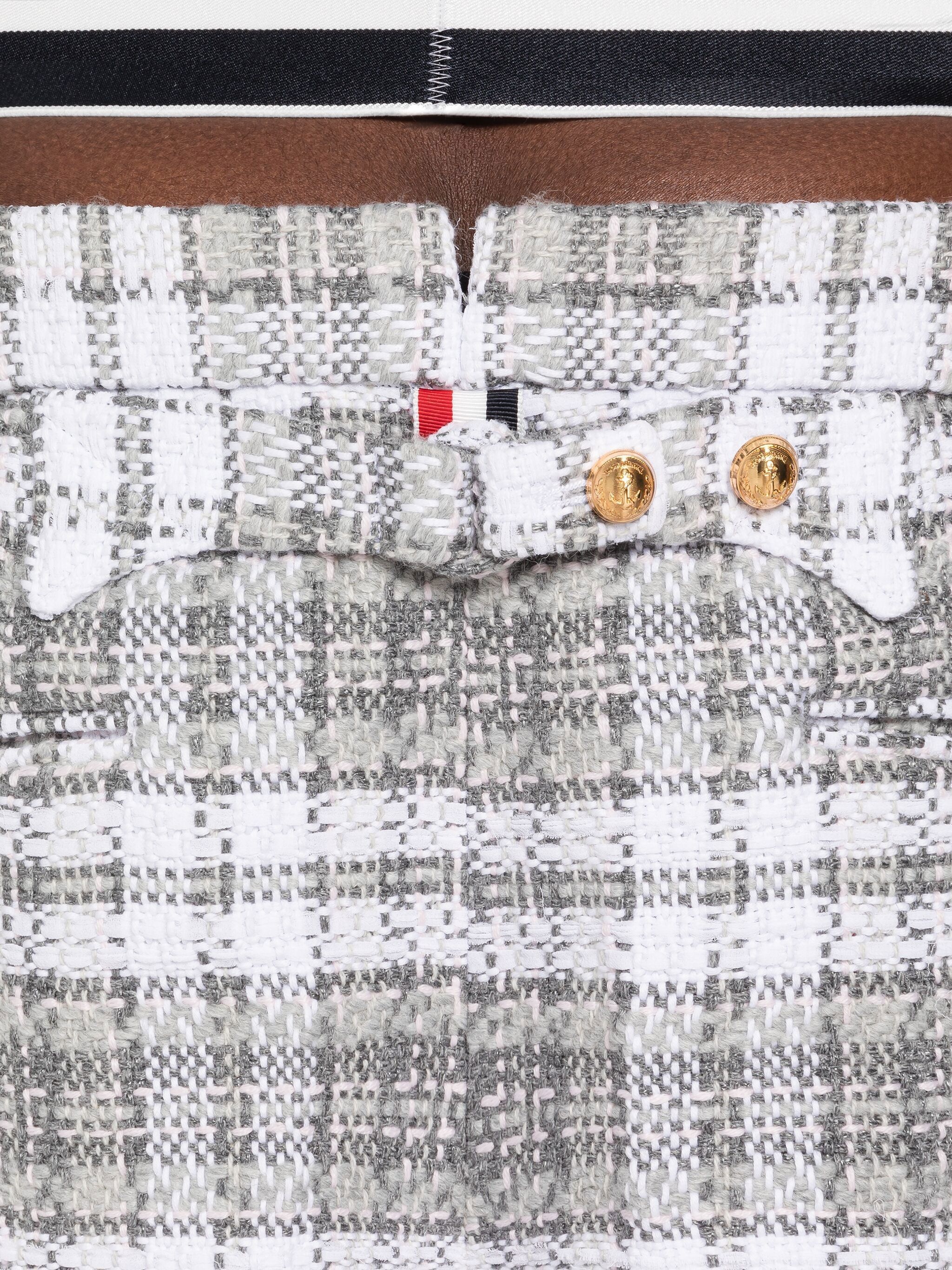 low-rise tweed shorts - 6