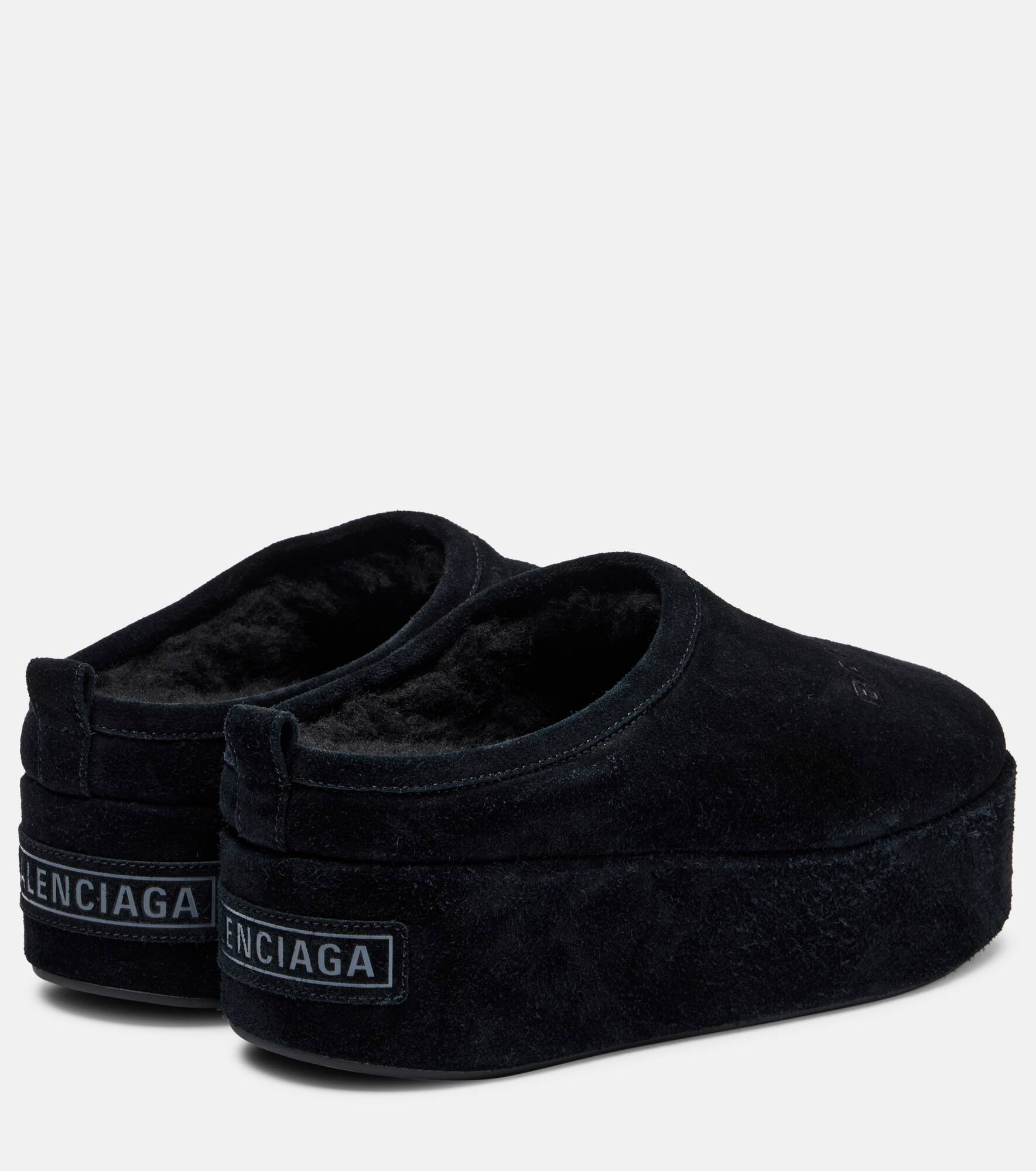 Alaska suede platform mules - 2