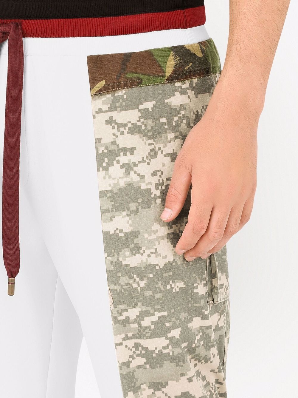 camouflage-print panelled track pants - 5