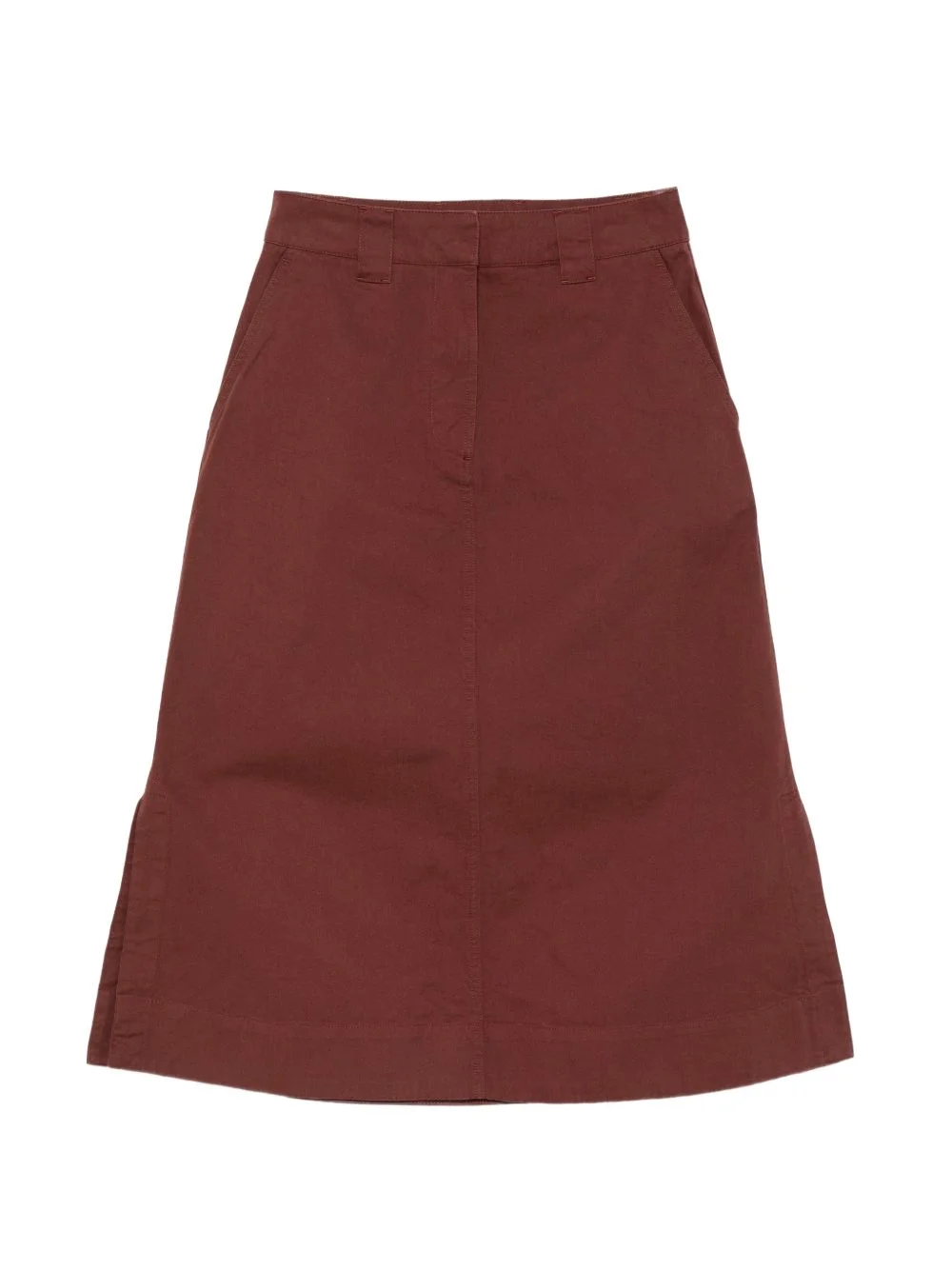 A-line midi skirt - 1