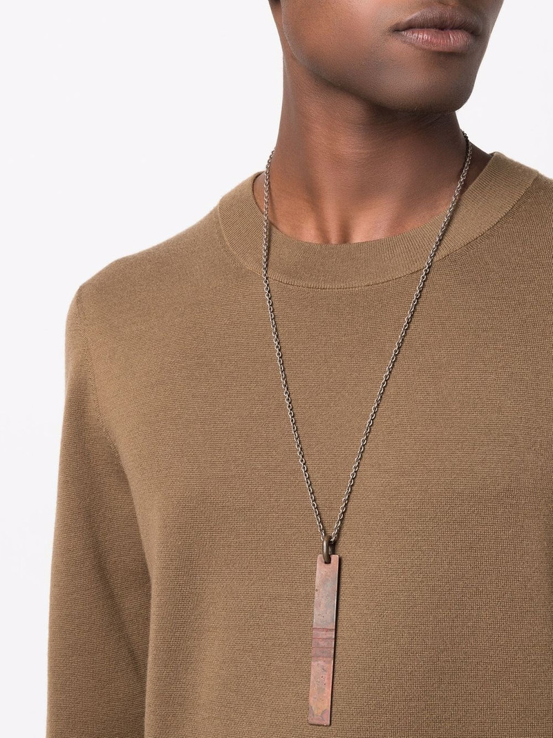 Parts of Four Plate pendant necklace outlook