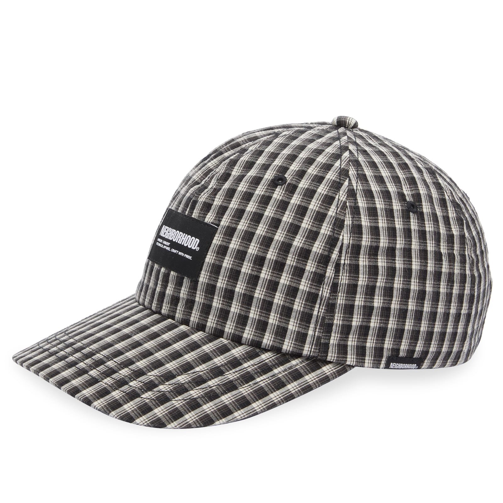 Neighborhood Gingham Hombre Check Dad Cap - 1