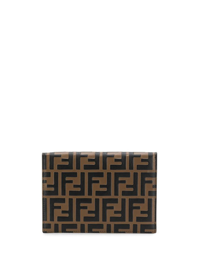 FENDI FF motif embossed cardholder outlook