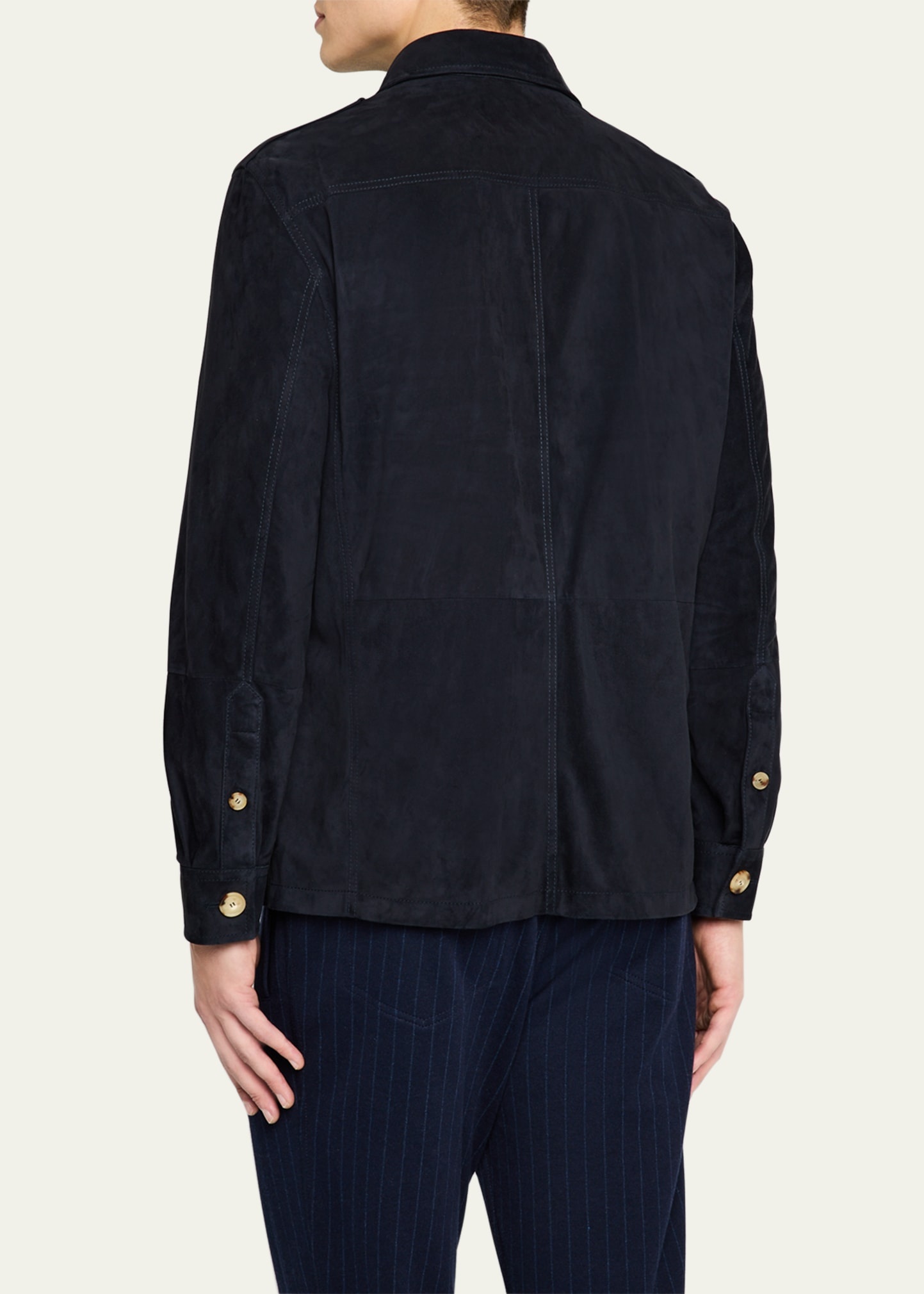 Men's Suede Field Jacket - 3