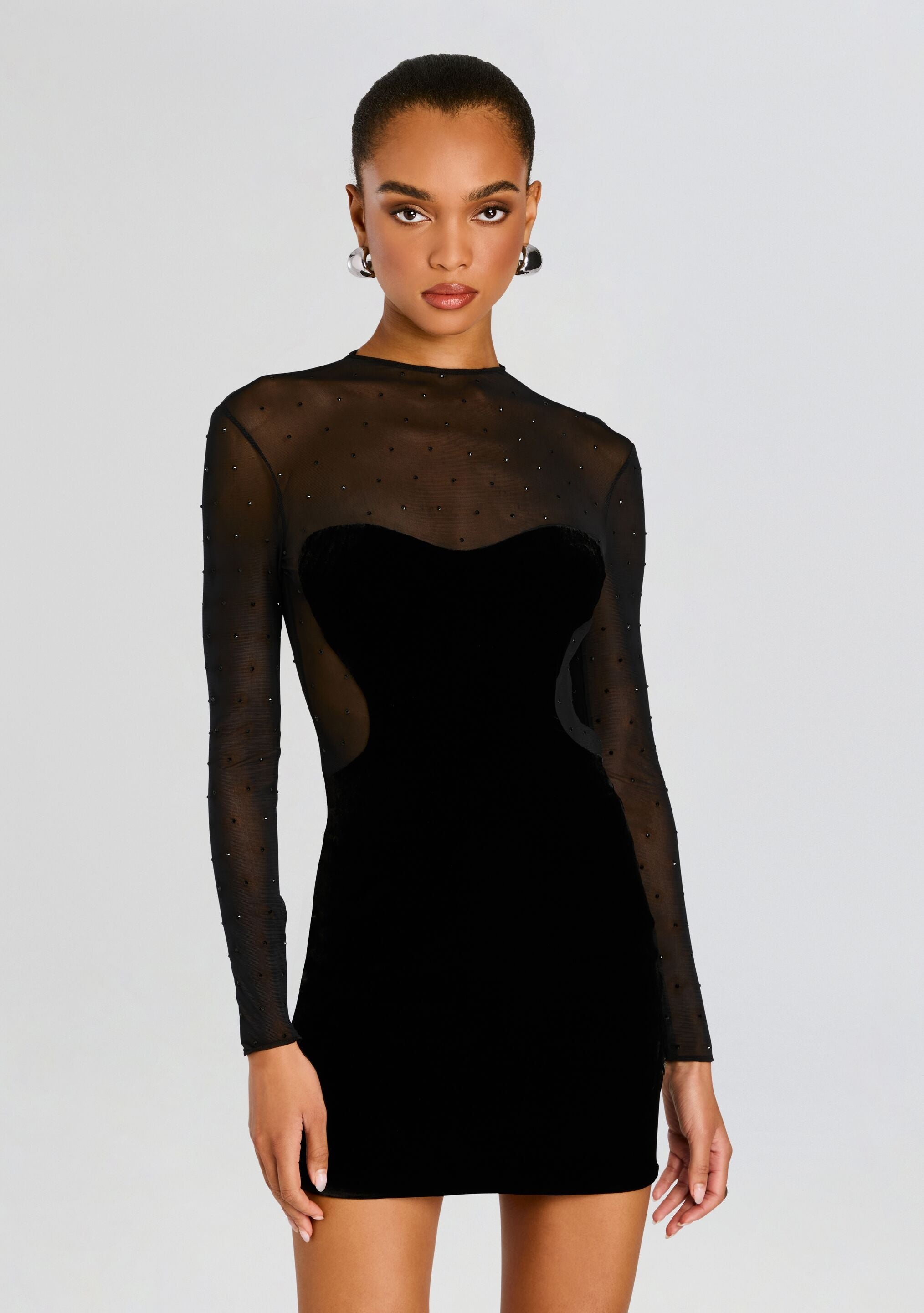 DELMER VELVET DRESS - 5