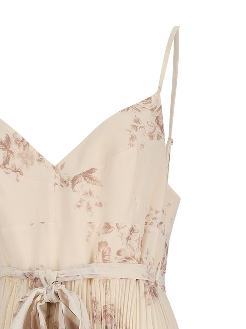 Sunray pleated floral midi dress 3