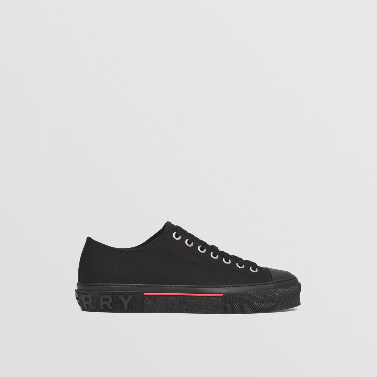 Logo Detail Cotton Sneakers - 1