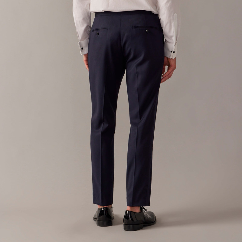 Ludlow Slim-fit tuxedo pant in Italian wool 5