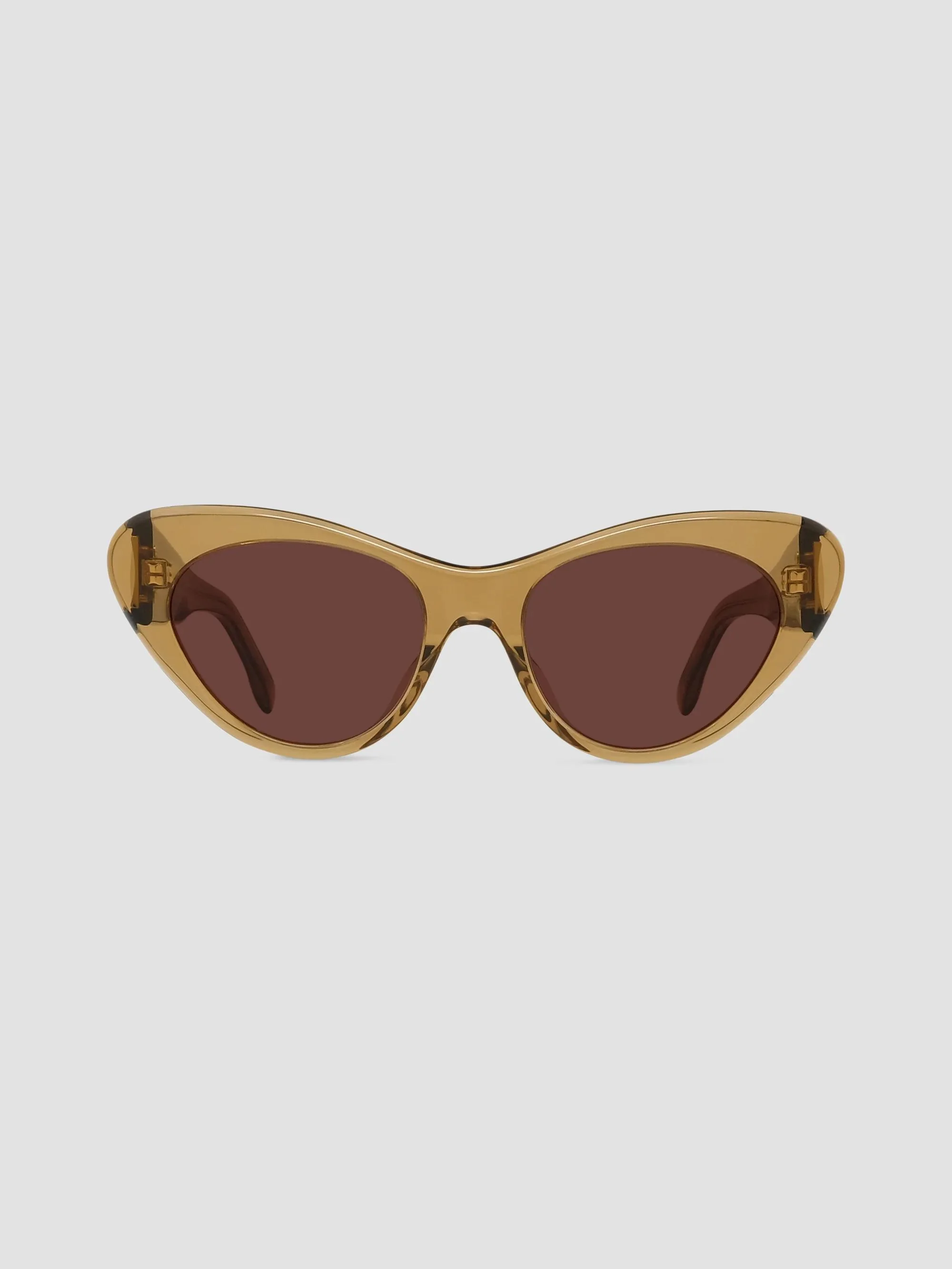 Women's Bold 53MM Cat-Eye Sunglasses - Light Brown - 1