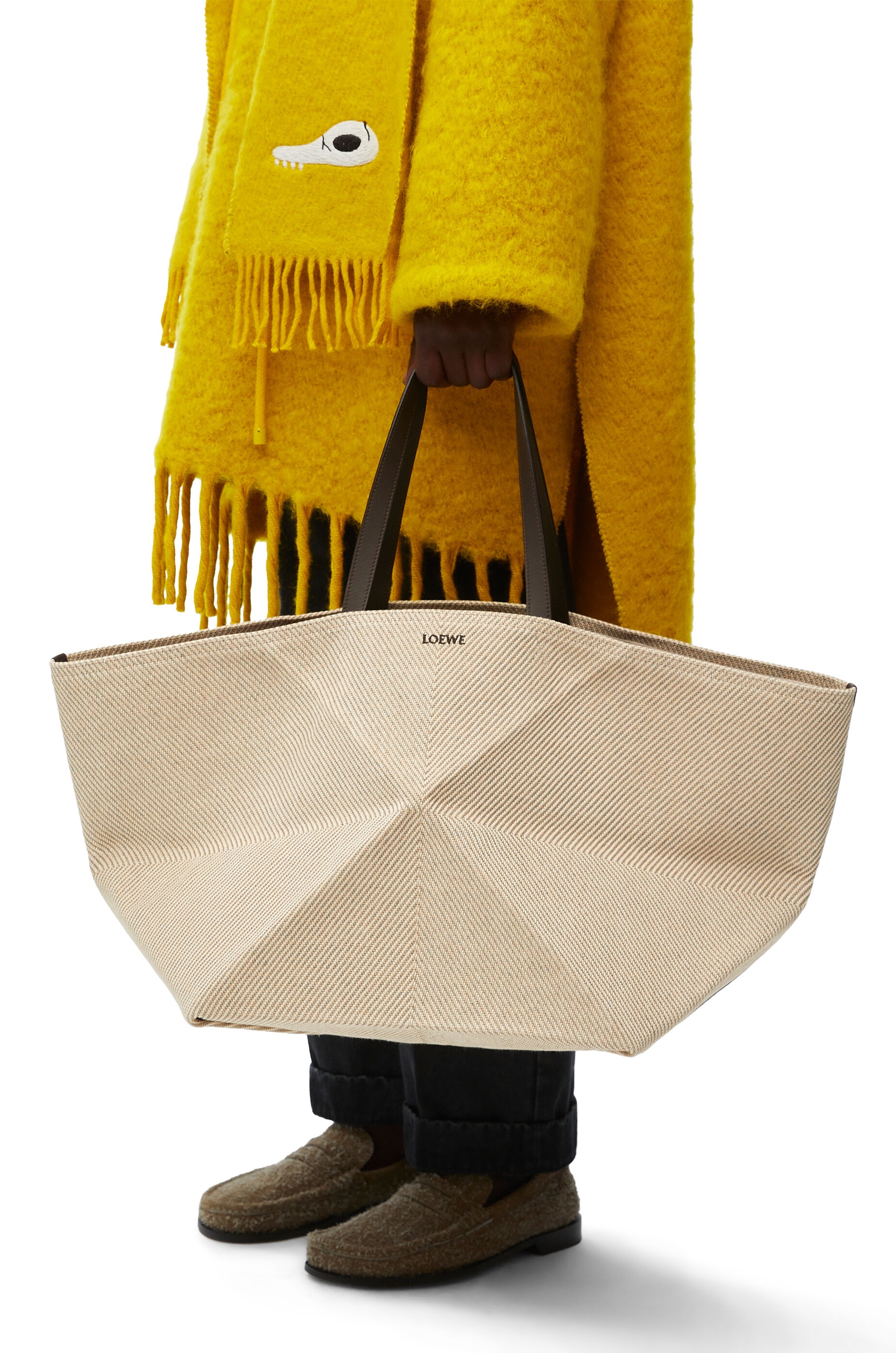 XXL Puzzle Fold Tote in jacquard - 2