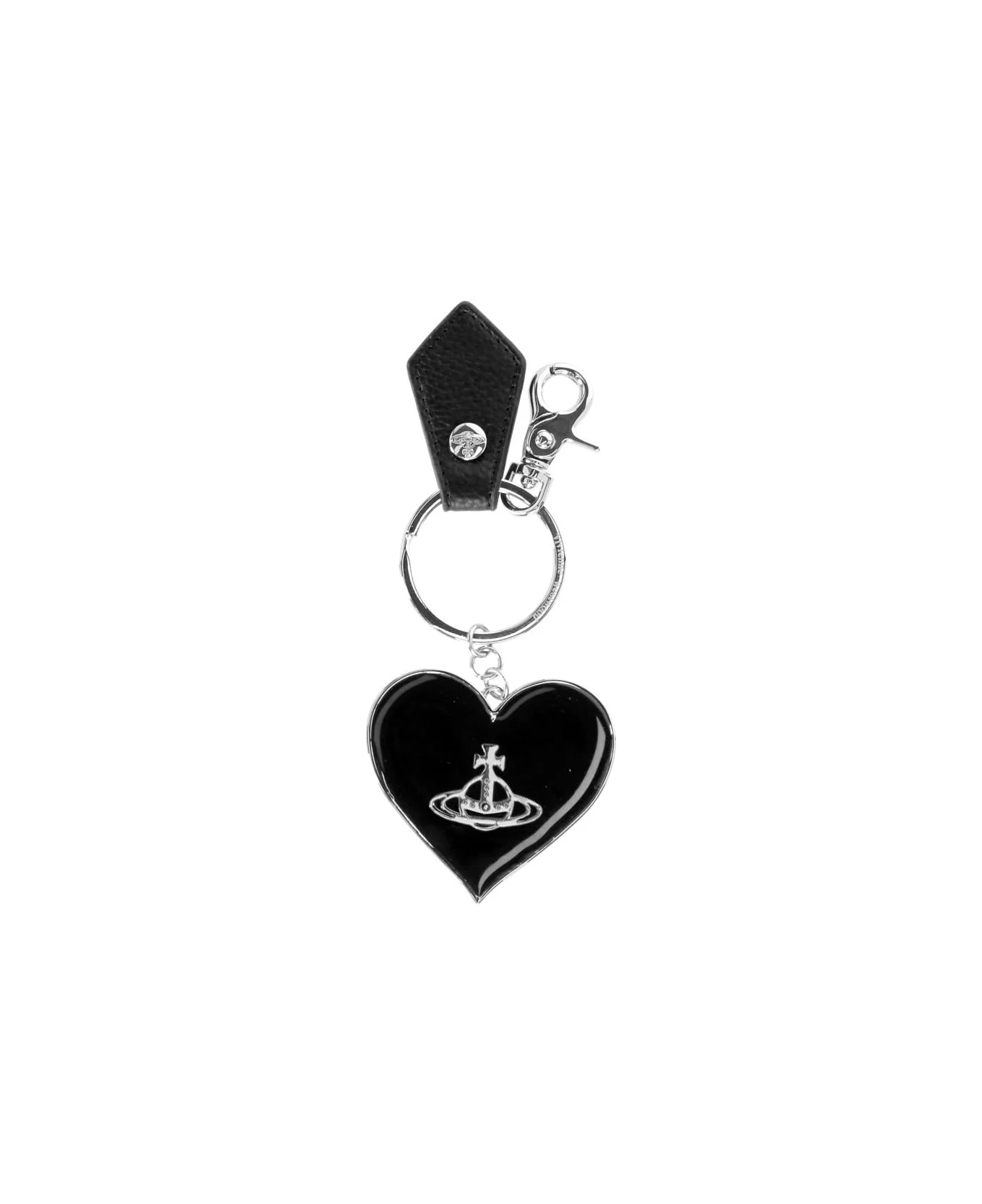 Mirror Heart Orb Keyring - 1