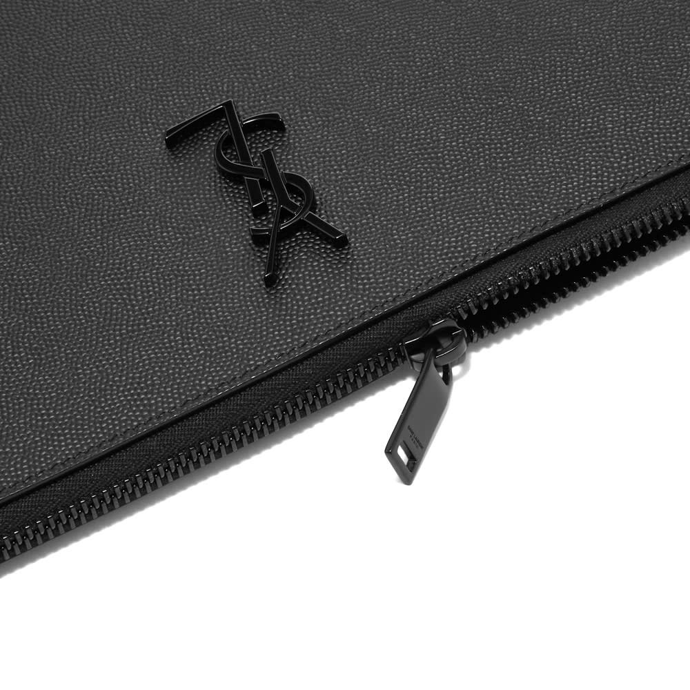 Saint Laurent YSL Metal Logo Document Holder - 3