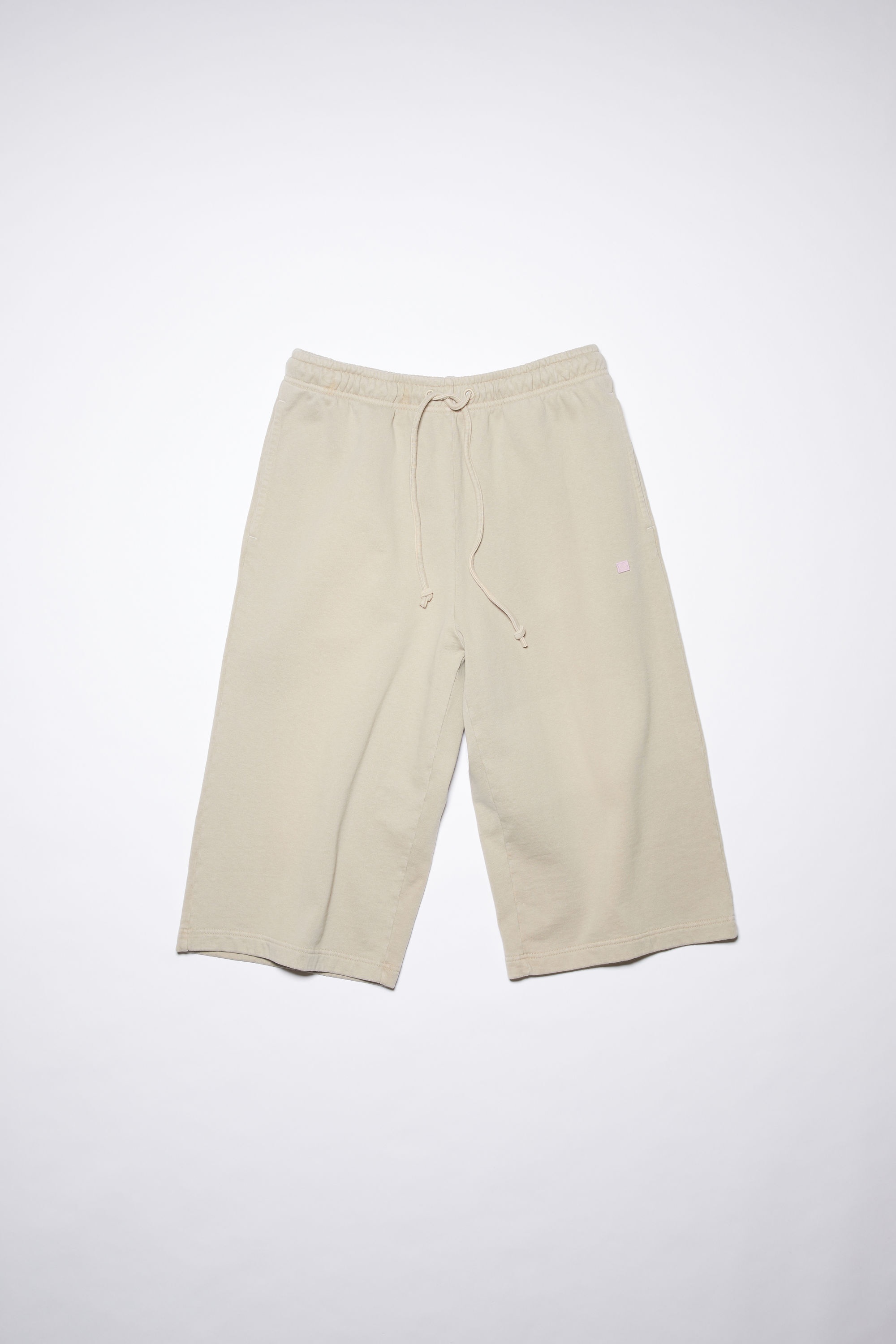Fleece sweat shorts - Mushroom beige - 5