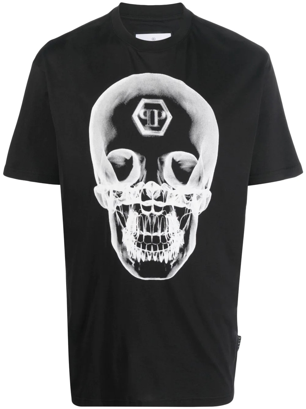 skull print T-shirt - 1