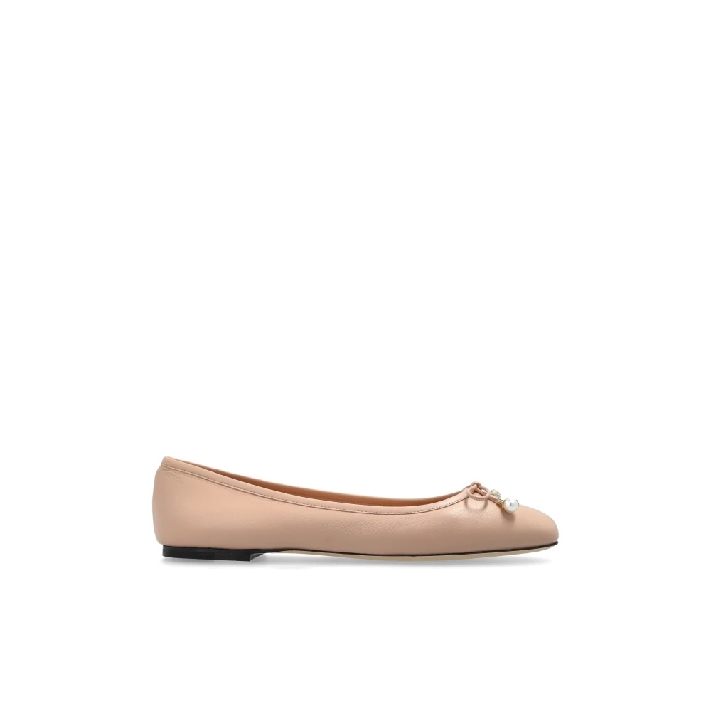 LEATHER BALLET FLATS ‘ELME’ - 1