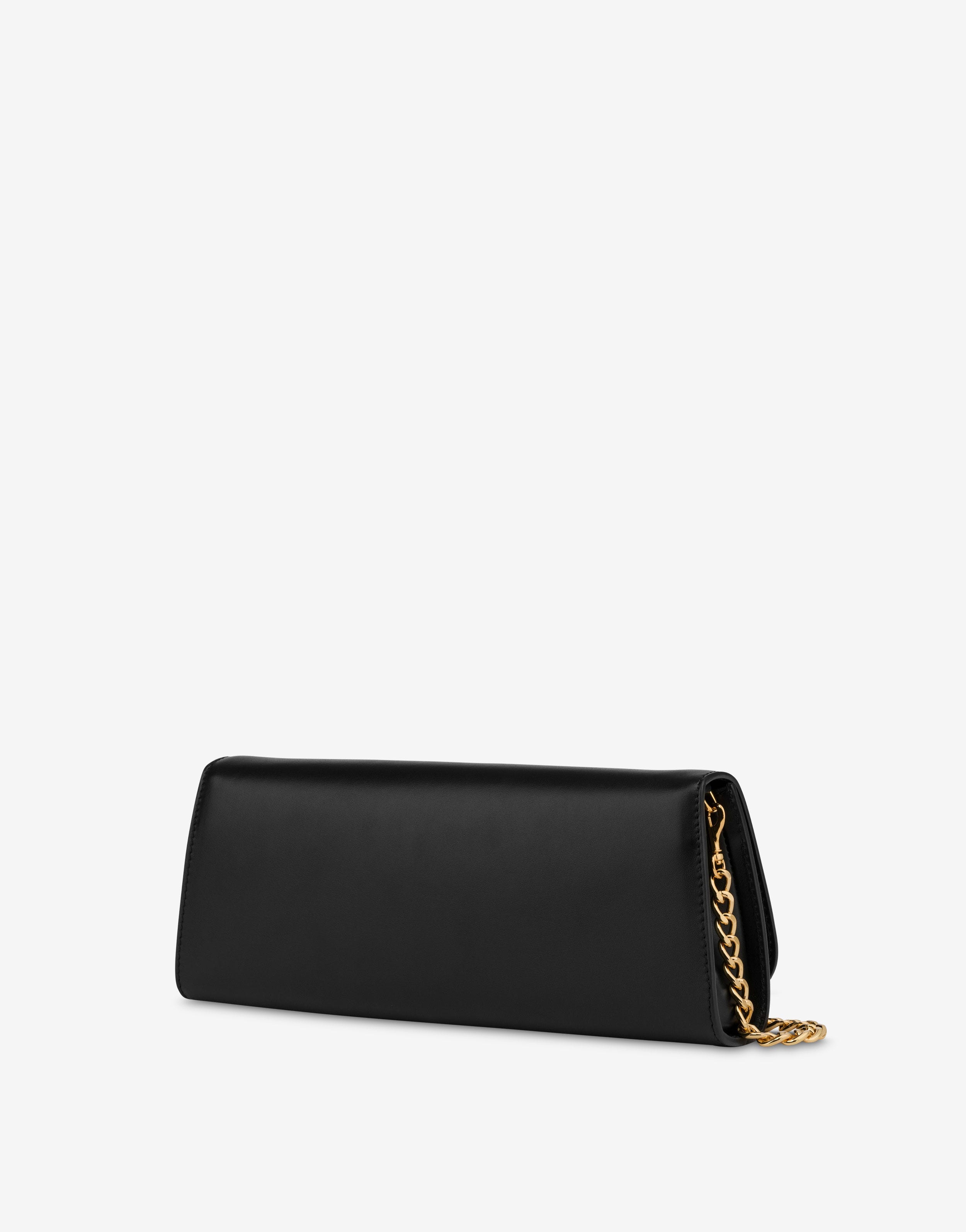 CRYSTAL LETTERING LOGO MAXI CLUTCH - 2
