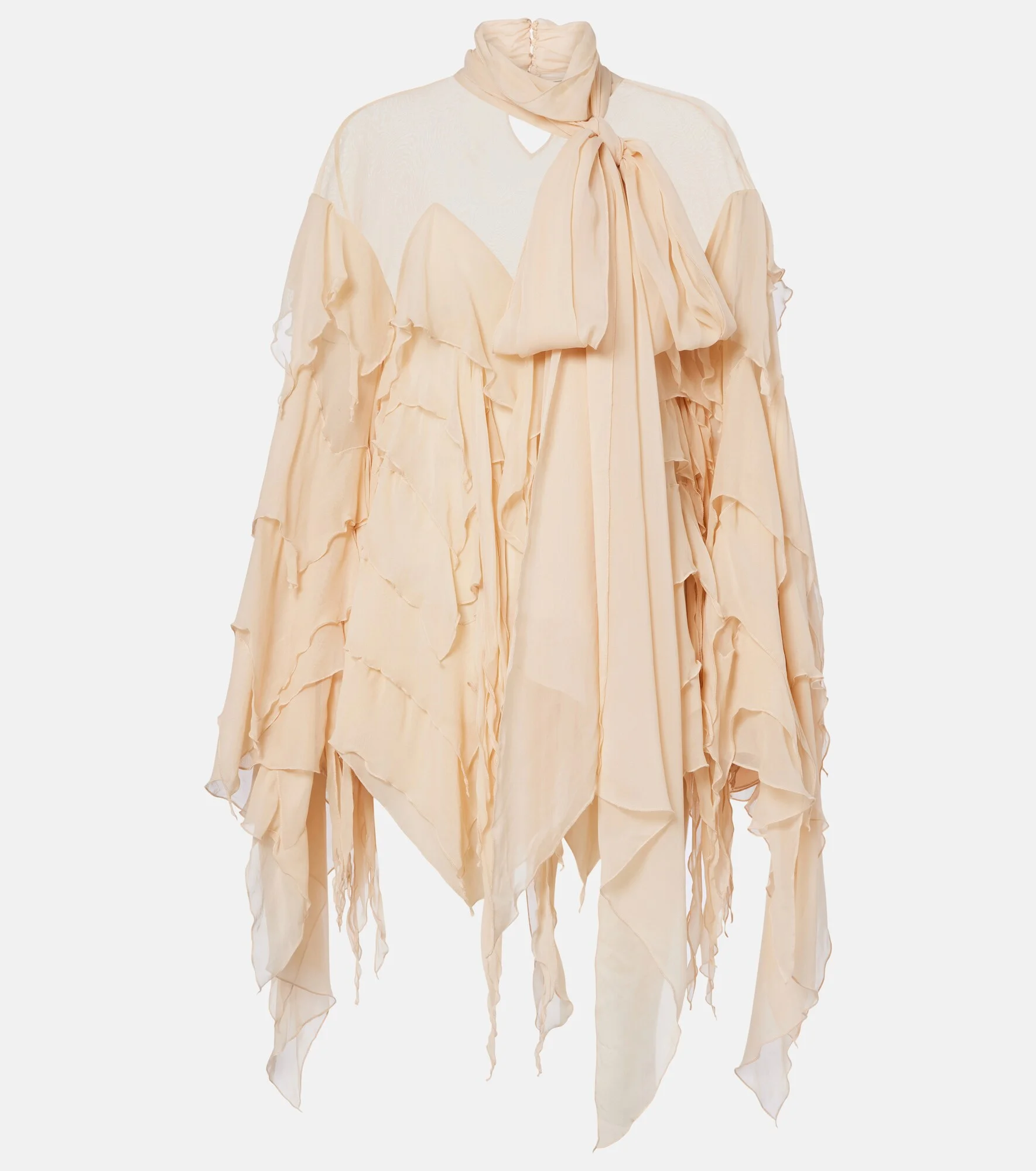 Blumarine Ruffled Asymmetric Blouse - 1