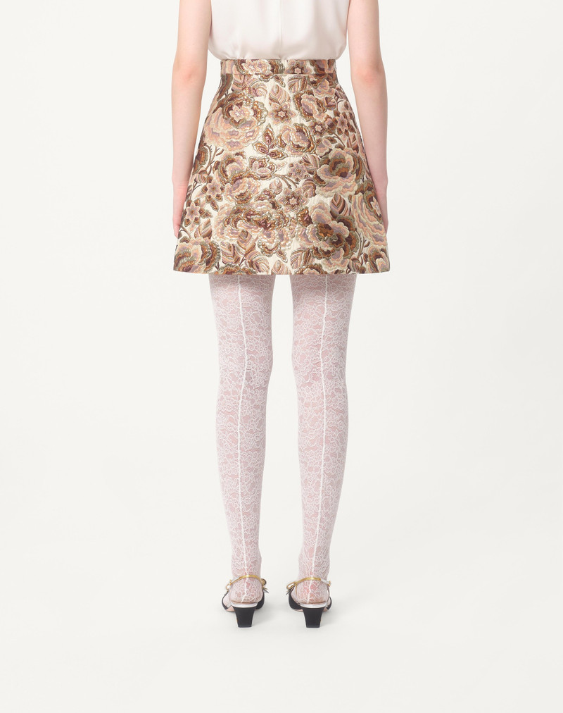 APRES L'HIVER MATELASSE' ROSE LUREX SKIRT 7