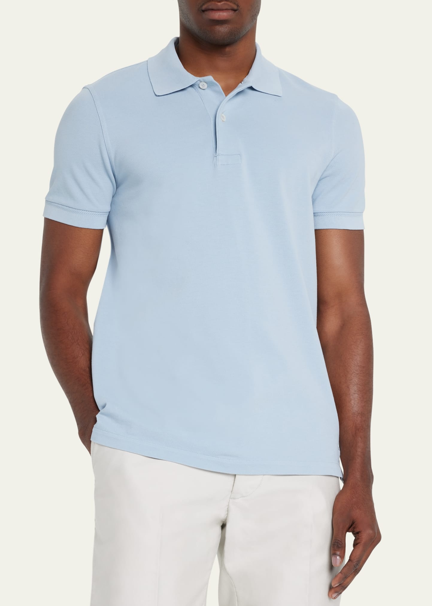 Men's Cotton Pique Polo Shirt - 5