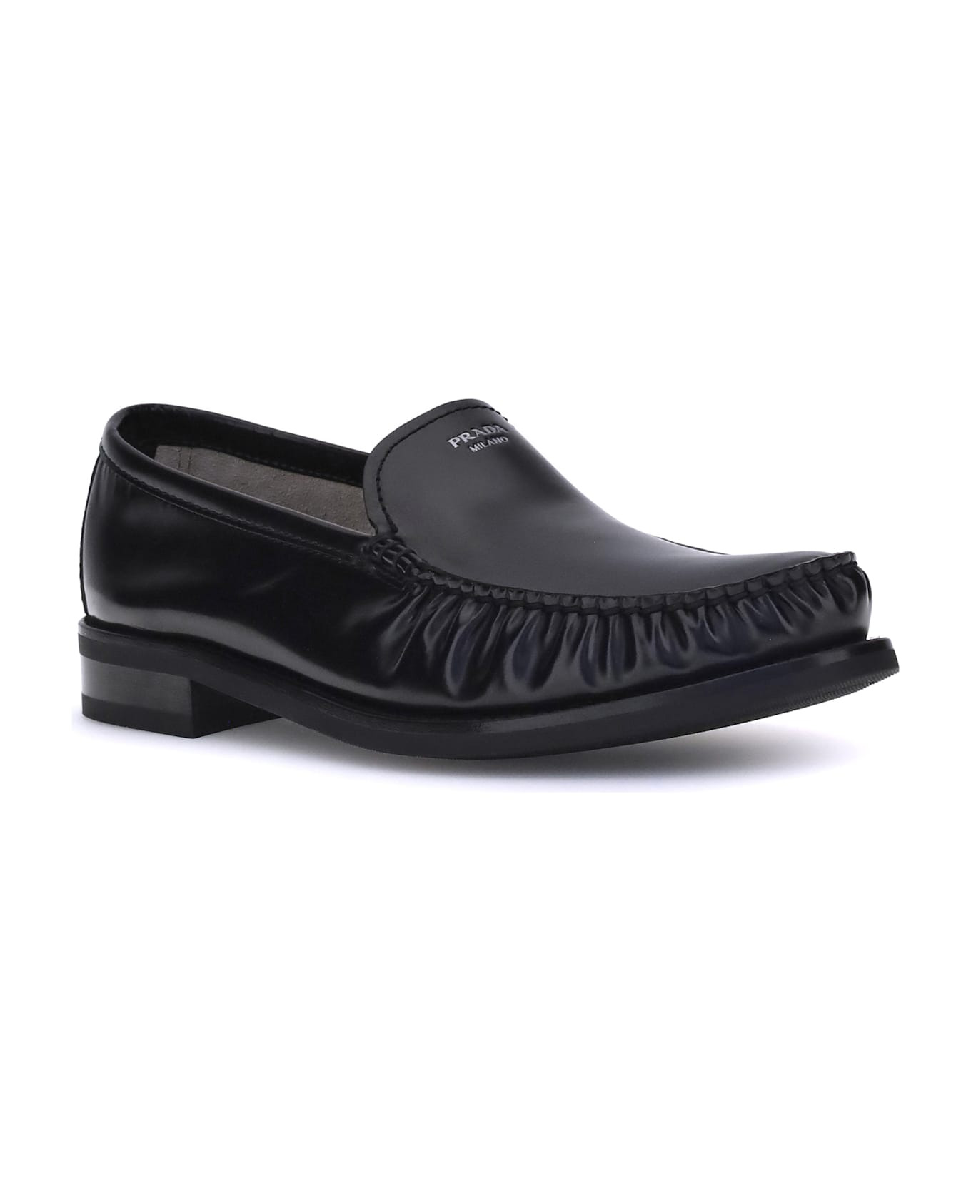 Brushed Leather Loafers - 2