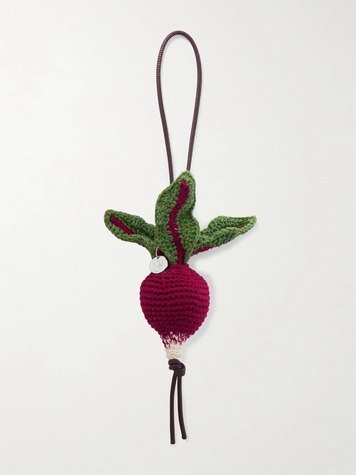 Radish Crocheted Cotton Bag Charm - 1