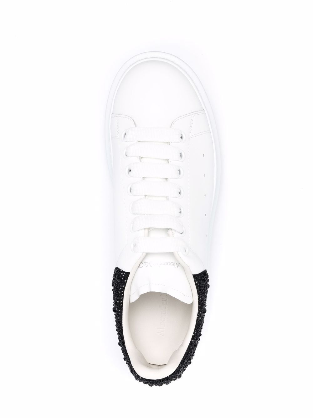 Oversized crystal-embellished sneakers - 4