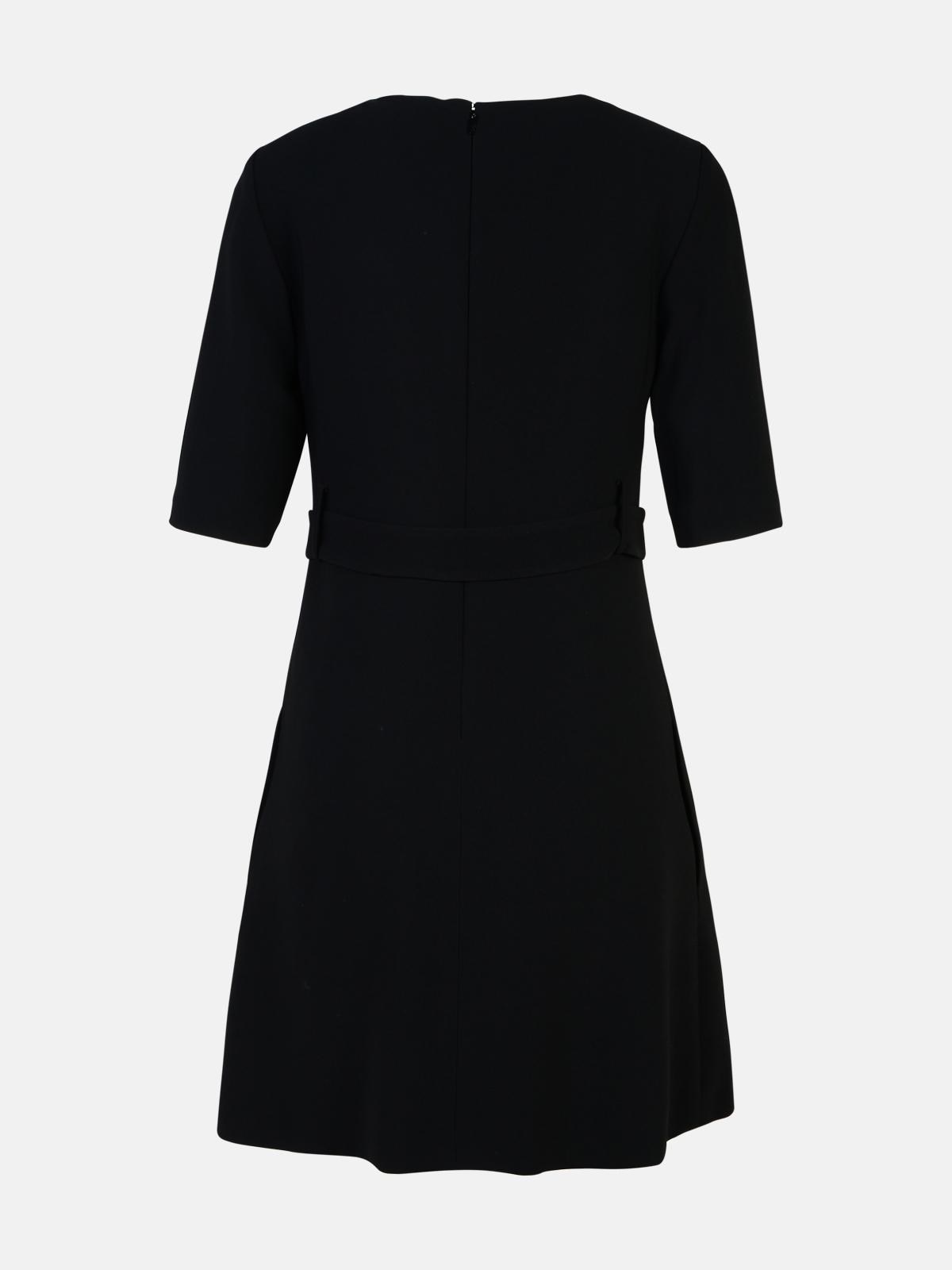 'M/C' BLACK VISCOSE DRESS - 3