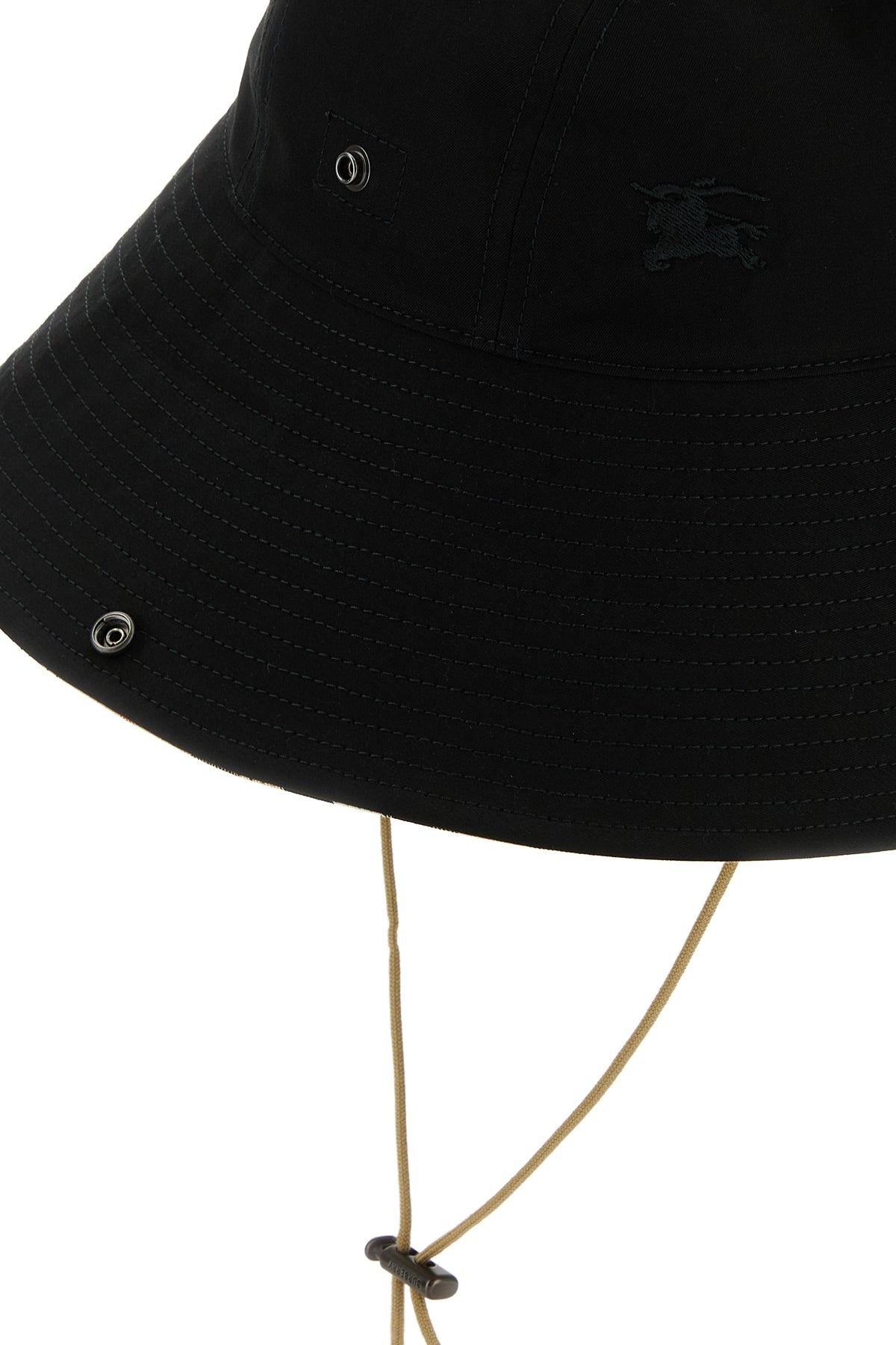 Black cotton bucket hat - 4
