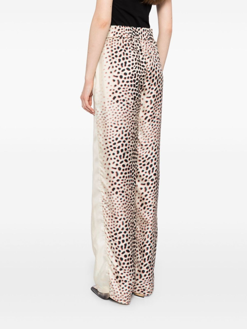 graphic-print straight trousers 4
