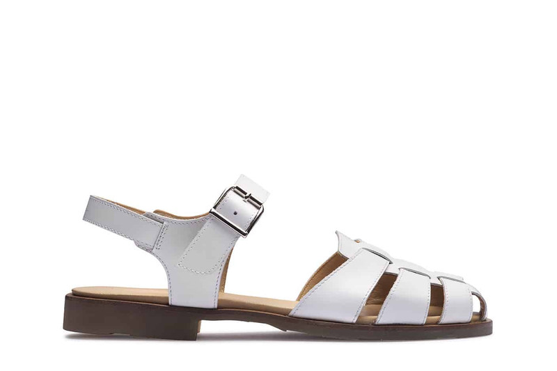 Bilbao White Silk - Rubber Sole 1