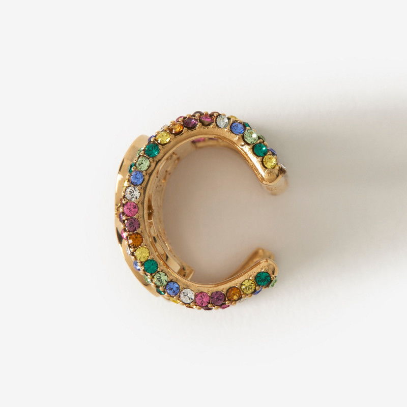 Burberry Gold-plated Monogram Motif Ear Cuff outlook