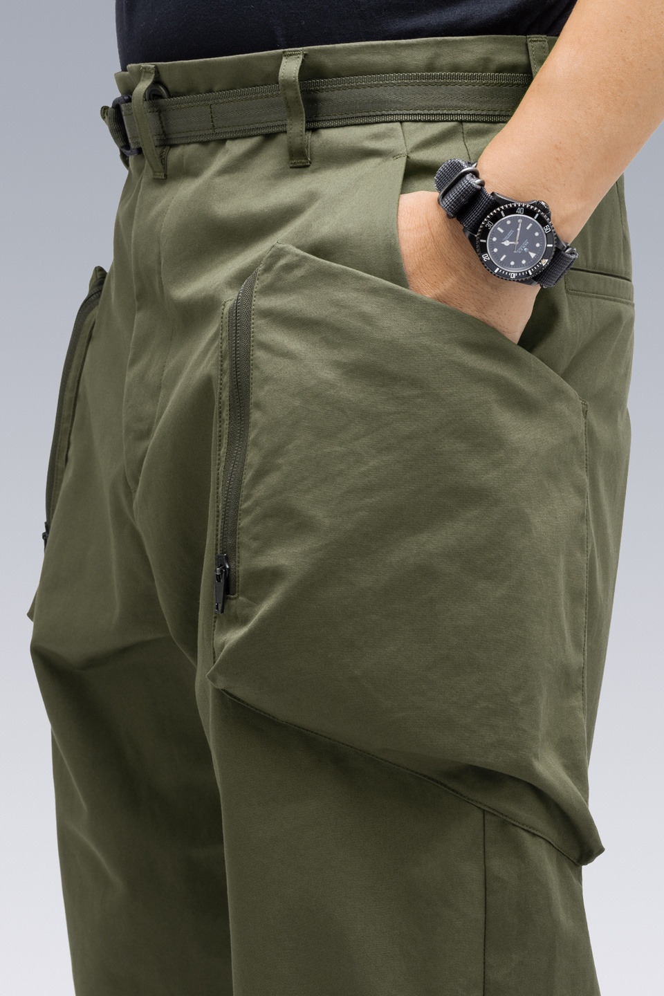 P32-S HD Cotton Cargo Pant RAF Green - 15