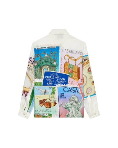 CASABLANCA Souvenirs De Vacances Silk Shirt outlook