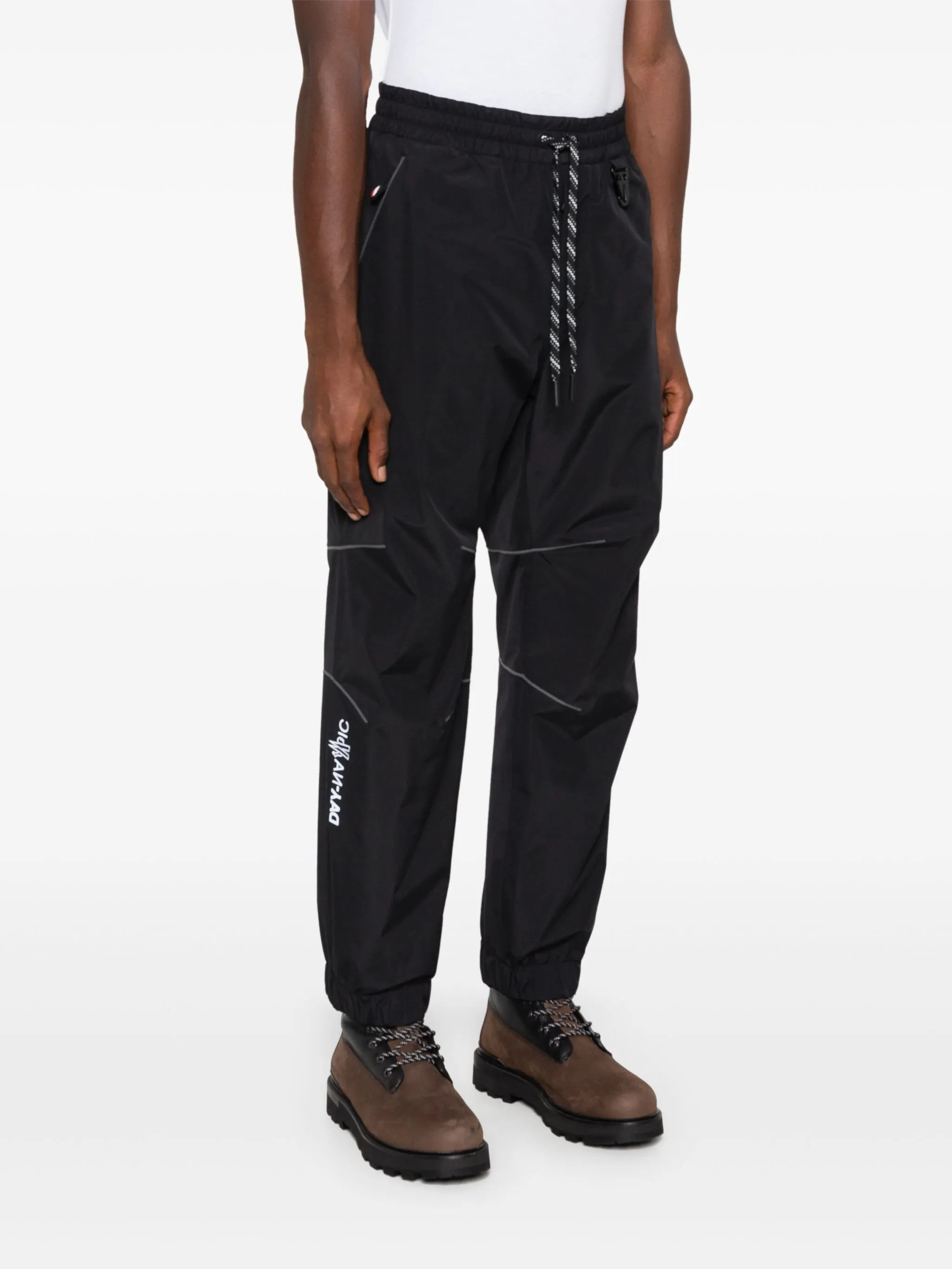 logo-embossed track pants - 3