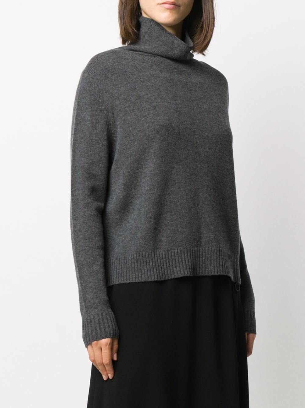 roll-neck fitted jumper - 3